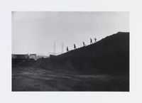Young schoolboys playing the slag heaps of the steel works, Consett by Don McCullin contemporary artwork photography