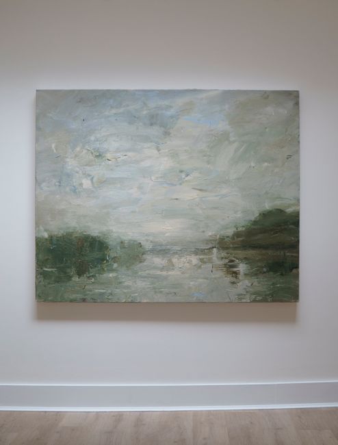 Looking Across the River by Louise Balaam contemporary artwork