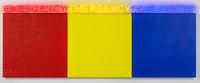 EMERGENCY (RED, YELLOW, BLUE) by Deborah Kass contemporary artwork painting, sculpture
