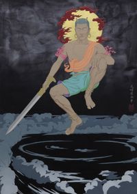 Sword God by Tenmyouya Hisashi contemporary artwork painting