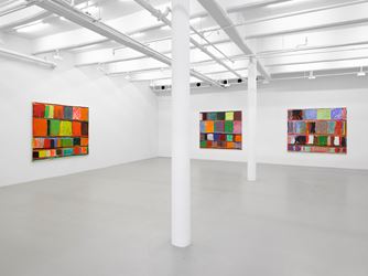 Exhibition view: Stanley Whitney, In the Color, Lisson Gallery, 10th Avenue, New York (3 November–21 December 2018). © Stanley Whitney. Courtesy Lisson Gallery.