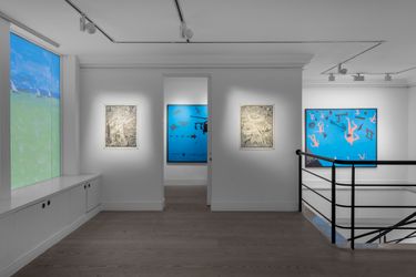Exhibition view: Derek Boshier, ICARUS AND K POP, Gazelli Art House, London (7 October–13 November 2021). Courtesy Gazelli Art House.