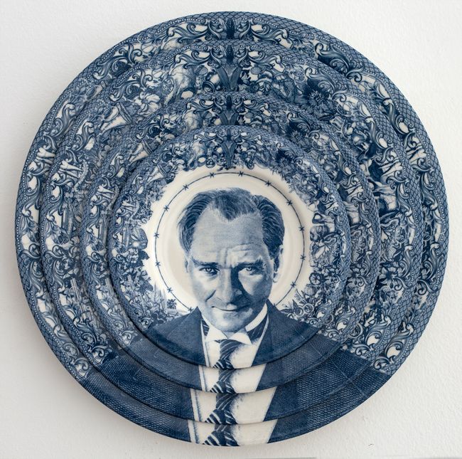 Gastric Icon IV, Turkey Ataturk by Carlos Aires contemporary artwork