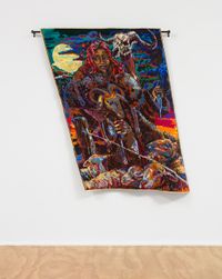 Act One: Scene 4… the Mantel of Sacrifice by Athi-Patra Ruga contemporary artwork textile