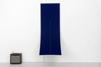 Work On Felt (Variation 6) Dark Blue by Naama Tsabar contemporary artwork sculpture