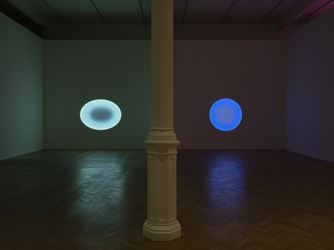 Exhibition view: James Turrell, Pace Gallery, London (11 February–14 August 2020). © James Turrell. Courtesy Pace Gallery. Photo: Damian Griffiths.