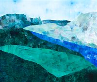 Landscape (Blue River) by Sally Ross contemporary artwork painting