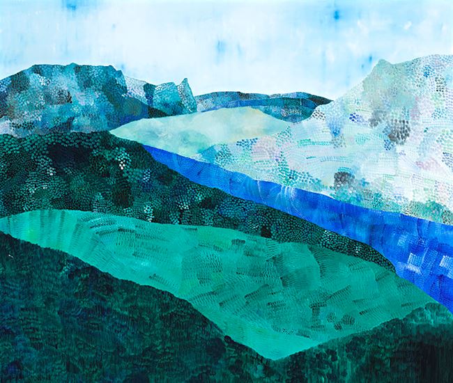 Landscape (Blue River) by Sally Ross contemporary artwork