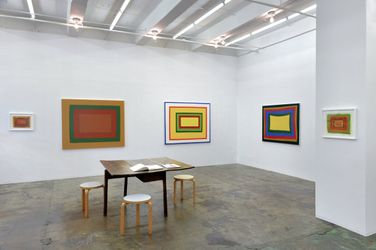 Exhibition view: Harriet Korman, New Work, Thomas Erben Gallery, New York (24 February–9 April 2022). Courtesy Thomas Erben Gallery.