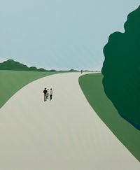 lowland road by Serdar Acar contemporary artwork painting