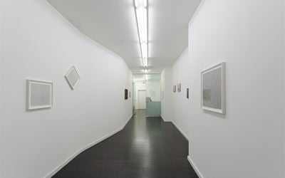 Sarah Chilvers and Giulia Ricci, Recent paintings and works on paper, 2016, Exhibition view at Bartha Contemporary, London. Courtesy the Artists and Bartha Contemporary. © Sarah Chilvers and Giulia Ricci.  