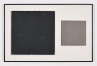 Untitled (diptych) by Robert Barry contemporary artwork works on paper