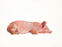 Lying on Its Belly by Liu Xiaodong contemporary artwork print
