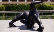 Shilpa Gupta Inflates Giant Wrestlers for Rooftop Commission