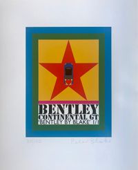 Bentley by Peter Blake contemporary artwork print