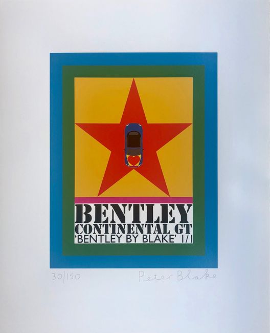 Bentley by Peter Blake contemporary artwork