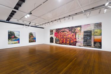 Exhibition view: Imants Tillers, As soon as tomorrow, Roslyn Oxley9 Gallery, Sydney (26 November—18 December 2021). Courtesy Roslyn Oxley9 Gallery. Photo: Luis Power.