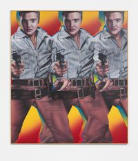 Triple Elvis by Alic Brock contemporary artwork painting