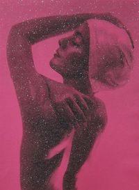 Shower (Profile), Pink by Carole A. Feuerman contemporary artwork painting, print