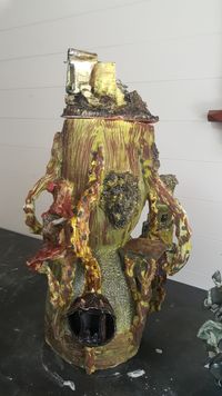 Mountain Overcoat by Nichola Shanley contemporary artwork sculpture, ceramics