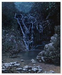 The Prince's Waterfall by Bruno Gadenne contemporary artwork painting