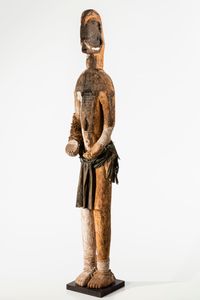 Male Figure by Igbo, Nigeria (By The Master Of The Narrow Face) contemporary artwork sculpture