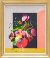 After Rachel Ruysch, flowers in a glass vase with tulip by Frans Smit contemporary artwork 1