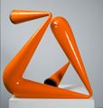 Orange Pipe Compression by James Angus contemporary artwork 2
