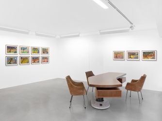 Exhibiton view: Isabella Ducrot, other things, Sadie Coles HQ, Davies Street, London (29 March–5 May 2023). © Isabella Ducrot. Courtesy Sadie Coles HQ, London. Photo: Katie Morrison.