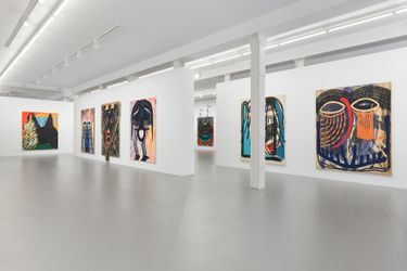 Exhibition view: Jeremy Demester, Djemy, Galerie Max Hetzler, Goethestraße, Berlin (29 April–18 June 2022). Courtesy Galerie Max Hetzler.