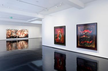 Exhibition view: Flying Out (Firecracker), Tolarno Galleries, Melbourne (10 February–24 February 2024). Courtesy Tolarno Galleries. Photo: Andrew Curtis.