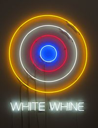 Circle/s in the Round: WHITE WHINE by Newell Harry contemporary artwork sculpture
