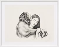Entwined Affection by Patricia Piccinini contemporary artwork works on paper, drawing