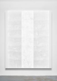 Untitled (White Inner Band with White Sides, Beveled) by Mary Corse contemporary artwork painting