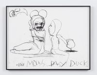 DADDA Late Night Snack, MINI MOUSS DASY DUCK by Paul McCarthy contemporary artwork works on paper, drawing