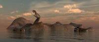Island – Alligator by Kim Joon contemporary artwork painting