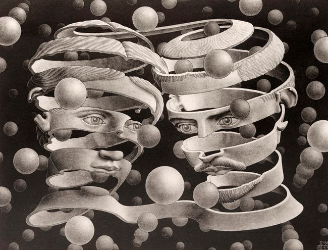 Bond of union by M.C. Escher contemporary artwork