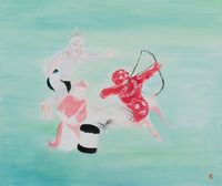Vanquishing Demons by Wu Yi contemporary artwork painting, works on paper