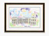 the pastel country palace by Karen Kilimnik contemporary artwork 1
