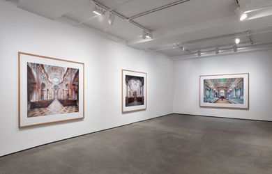 Exhibition view: Candida Höfer, Heaven on Earth - Curated by Toshiko Mori, Sean Kelly Gallery, New York (24 February–15 April 2023). Courtesy Sean Kelly Gallery.  Photo: Jason Wyche, New York.