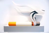 Smoking Cigarette #1 by Tom Wesselmann contemporary artwork sculpture
