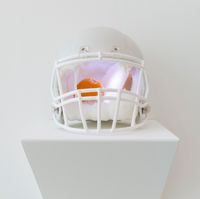 Helmet-freezer (Bread and Orange) by Chihiro Mori contemporary artwork sculpture
