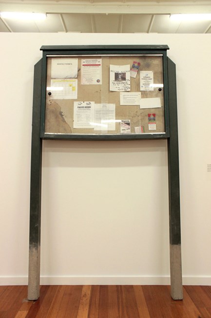 Community Notice Board (Riverside) by Fiona Connor contemporary artwork