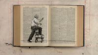 Still from Secondhand Reading by William Kentridge contemporary artwork moving image