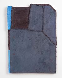 Untitled (dark grey with blue) by Louise Gresswell contemporary artwork painting
