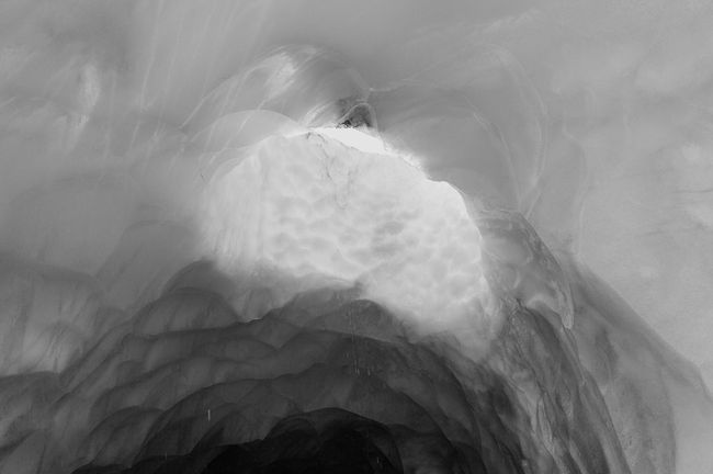 Ice Aperture #2, Glacial cave, Haupapa/Tasman Glacier by Jonathan Kay contemporary artwork
