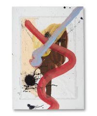 De Bone a Tunis (From Bone to Tunis) by Julian Schnabel contemporary artwork painting, works on paper