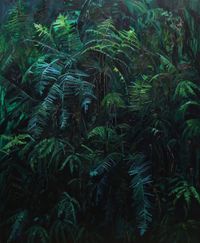 Ferns by Claire Sherman contemporary artwork painting