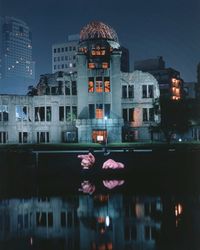 Hiroshima Projection by Krzysztof Wodiczko contemporary artwork installation
