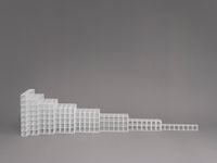 Horizontal Progression #6 by Sol LeWitt contemporary artwork sculpture